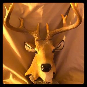 Faux deer head Stand